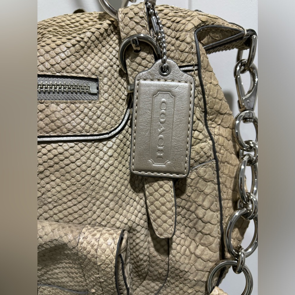 Coach Kristen Phyton Embossed Leather Bag - Picture 5 of 16
